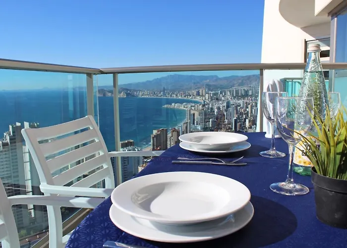 High Rise On The 39th Floor With Private Terrace And Sea Views * Бенидорм