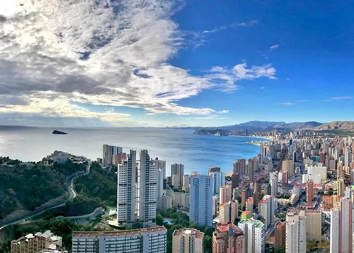 High Rise On The 39th Floor With Private Terrace And Sea Views * Бенидорм
